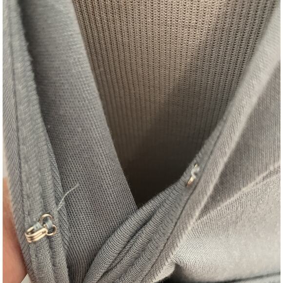 Lulus Slate Blue Evolve Wrap Maxi Dress Womens XS Surplice Long Bridesmaid - Picture 7 of 10